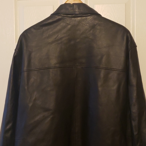 Boston Harbor Leather Bomber jacket Size XXL - Picture 4 of 9